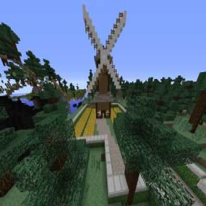 Mühle mit Getreideanlage